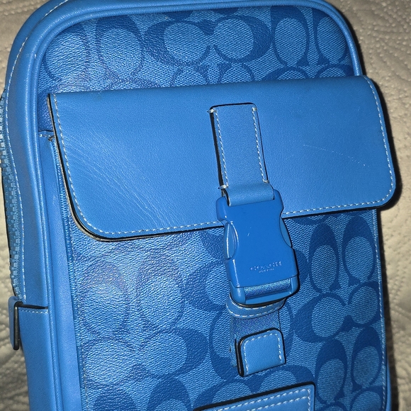 Coach Handbags - Coach Blue Crossbody Bag